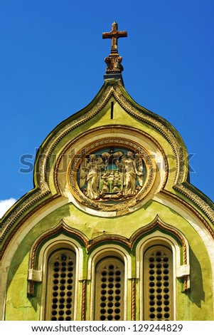 Detail from serbian church on Timisoara, Romania.
