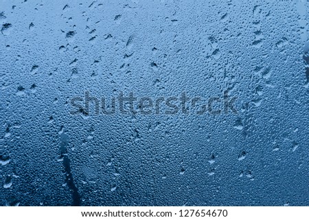 water drops on window background