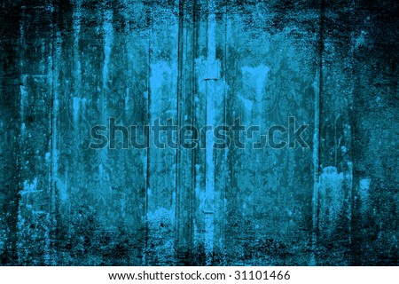 Grungy Victorian turquoise wallpaper background