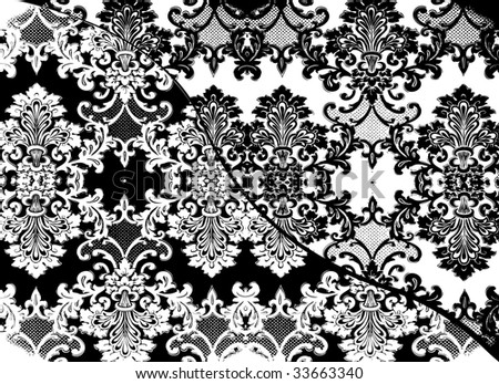 Black Victorian Pattern