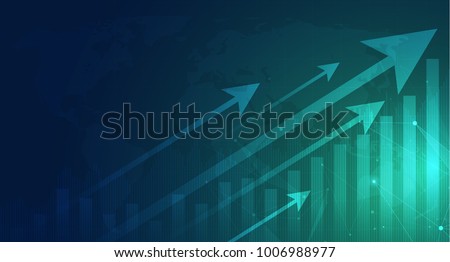 Business candle stick graph chart of stock market investment trading, Bullish point, Bearish point. trend of graph vector design.