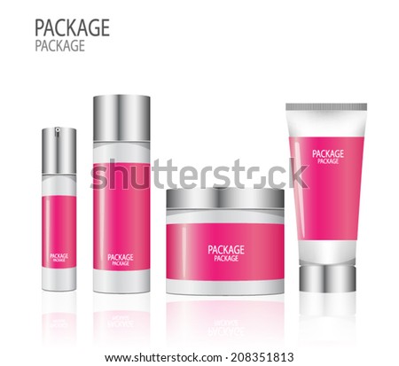 Package beauty design vector illustration