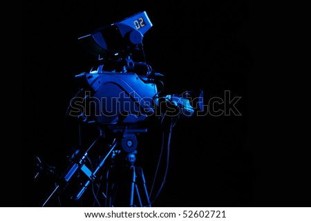 Studio camera equipment for professional video recording!