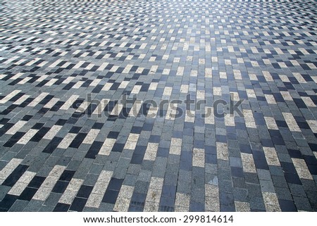floor tiles, footpath. concept for product display