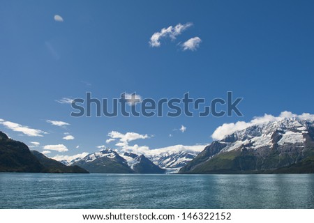 Alaska prince william sound glacier cruise huge panorama view