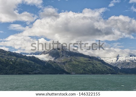 Alaska prince william sound glacier cruise huge panorama view
