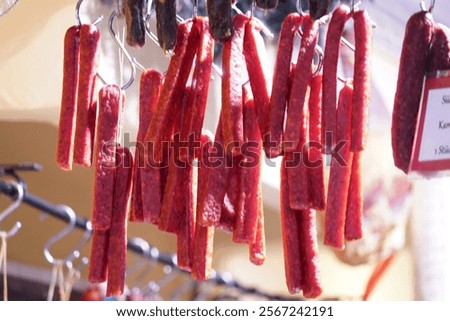 Similar – Image, Stock Photo Choucroute Meat Sausage