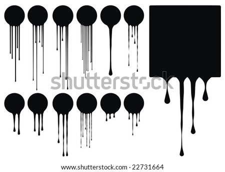 Paint Splatter and Drips Free Vector Pack | 123Freevectors