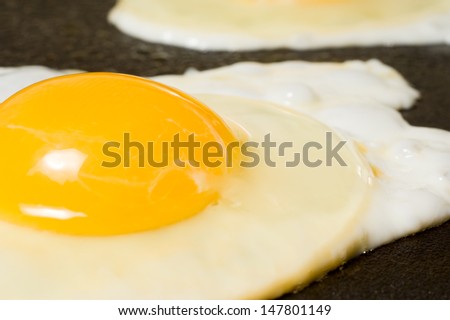 Sunny-side up eggs.