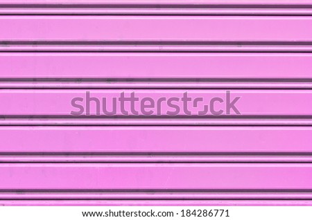 pink metal security roller door background