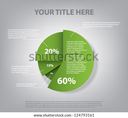 modern pie chart