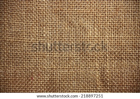 Burlap texture background. Texture of burlap material.