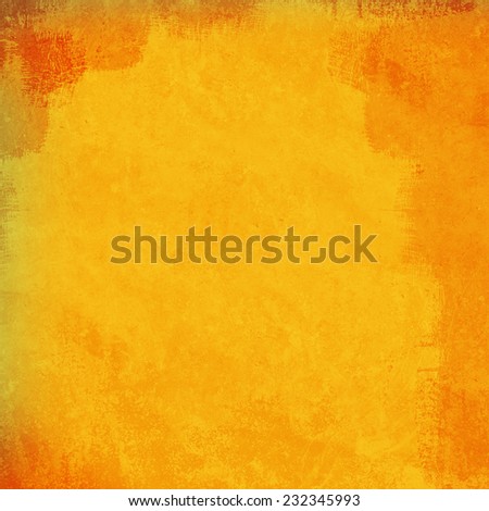 Abstract orange grunge background.  Earthy background and design element. Wall grunge style for web design.