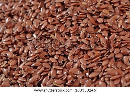 Heap of linseed as background