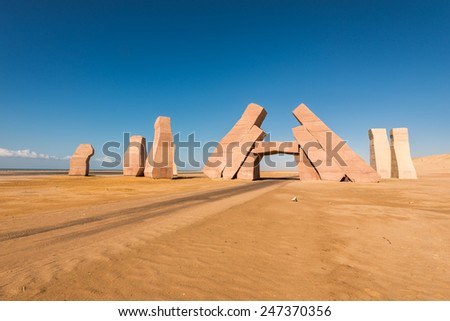 Entrance in the national park  Ras Mohammed, Sinai, Egypt