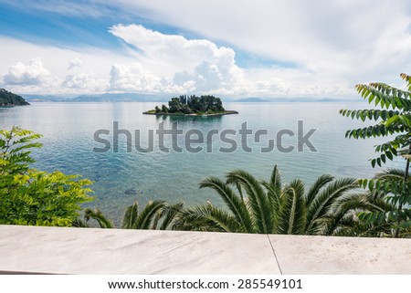 Mouse island on Corfu, Greece
