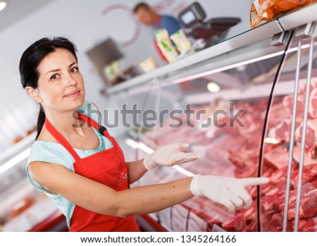 Similar – Image, Stock Photo Wurst in einer Metzgerei