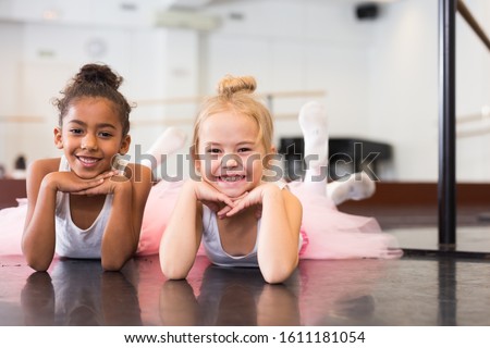 Similar – Image, Stock Photo Two little girls are fishing in ocean surf at sunset. Summer leisure, hobby and fun for kids.