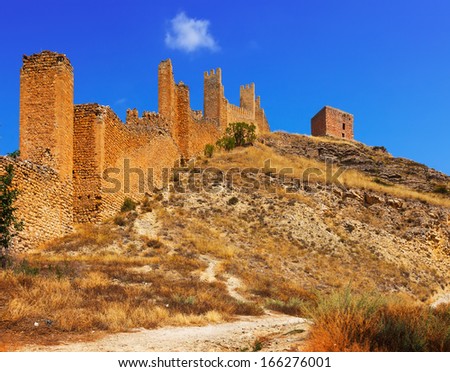 Old fortress wall. Albarracin. Aragon