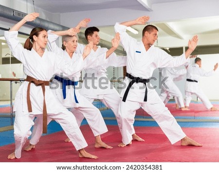 Similar – Image, Stock Photo unarmed close combat since the beginning