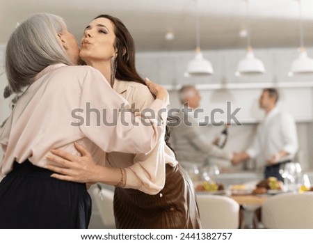 Similar – Image, Stock Photo Kiss! kiss Welcome