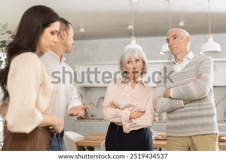 Similar – Image, Stock Photo English couple on their way home