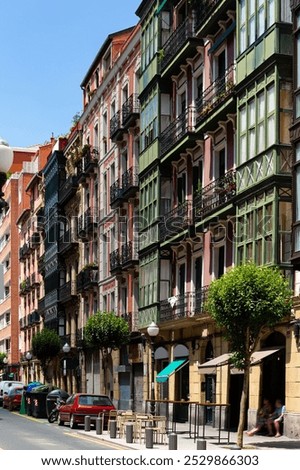 Similar – Image, Stock Photo building architecture in Bilbao city Spain, travel destination