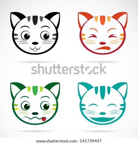 Vector image of an cat face