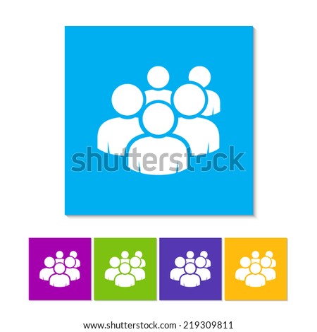 User group network icon. Metro style. Group People icon. Community people. Member icon. Team activity. Forum button. Group activity icon. Networking people