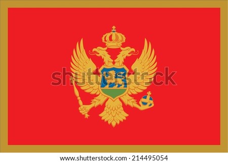 An Illustration of the flag of Montenegro