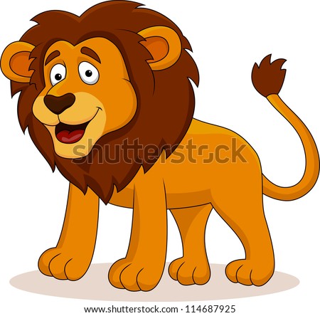 Lion Cartoon Stock Vector 114687925 : Shutterstock
