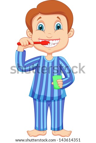 Boy Brushing Teeth Clipart | Free download on ClipArtMag