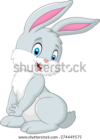 Cute Cartoon Rabbit Stock Vector 274449575 : Shutterstock