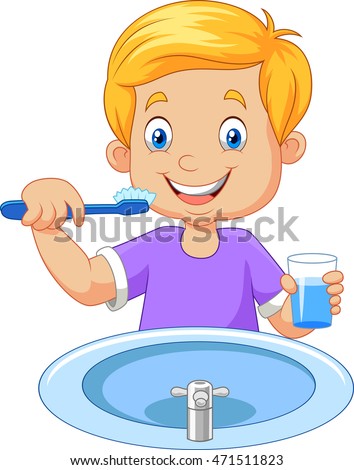 Boy Brushing Teeth Clipart | Free download on ClipArtMag