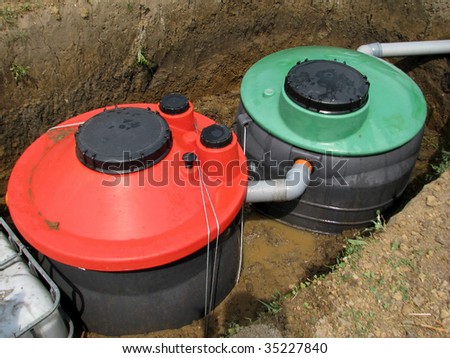 Septic system instalation in rural area