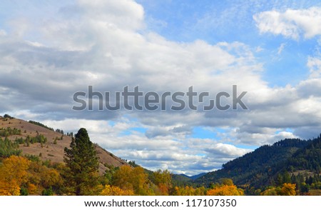 beautiful country landscape background