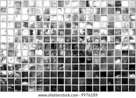 Stock Illustration of black and white square pattern - seamless