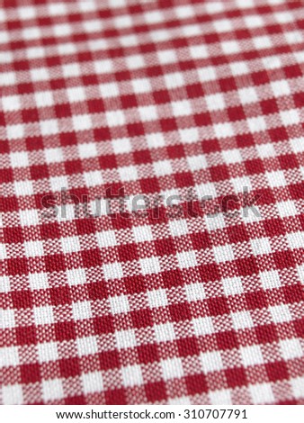 Red gingham background