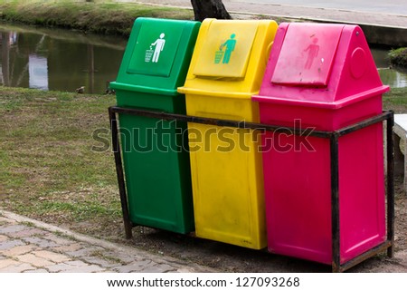 large Recycle bin for clean
