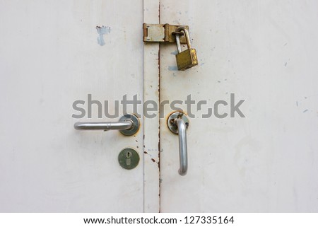 door lock security steel
