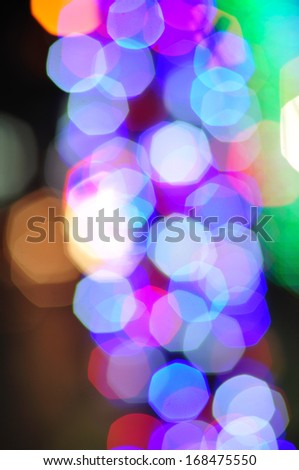 Colorful bokeh for New Year and all celebration background