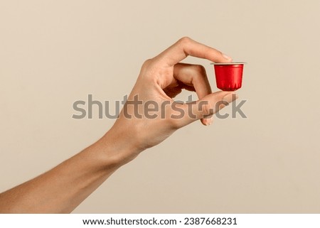 Similar – Image, Stock Photo From above an anonymous dj man playing in a club with lights