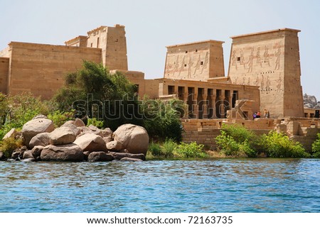 Similar – Image, Stock Photo Philae temple in Aswan, Egypt.