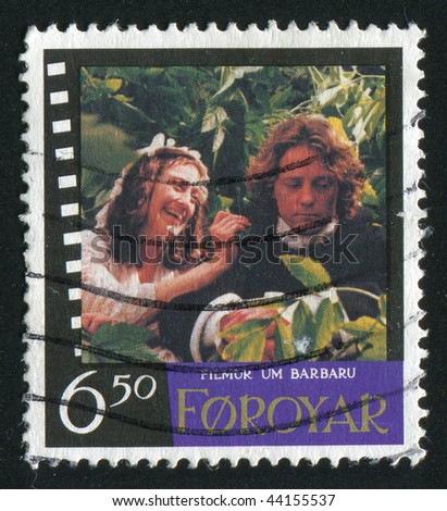 FAROE ISLANDS - CIRCA 1997: Barbara, Film Shot in Faroe Islands (Scenes from film): Barbara and Poul, circa 1997.