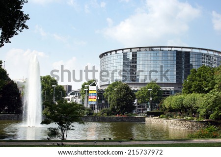 FRANKFURT AM MAIN, GERMANY, July The 31st 2014: Messe Frankfurt - International trade fairs, cutting-edge congresses and spectacular events.