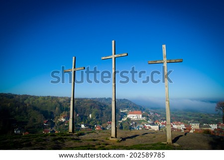 three cross mountain kazimierz dolny