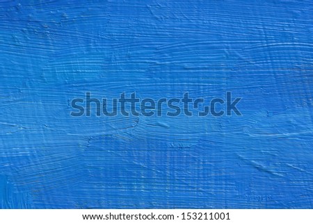 Blue oil color painted background