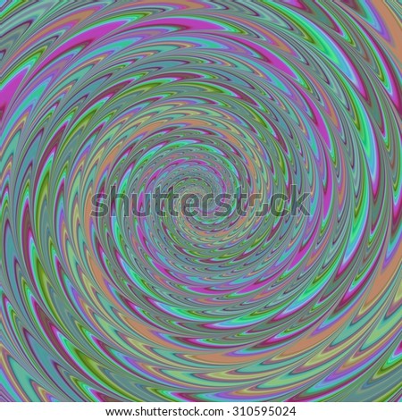 Abstract purple lilac green brown spiral pattern