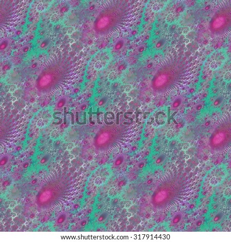 Decorative fractal diagonally pattern in Victorian style - digitally rendered design
