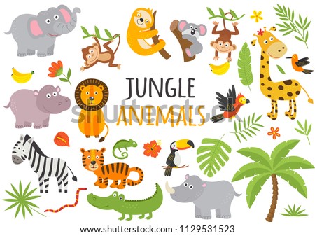 Jungle Animal Clipart | Free download on ClipArtMag